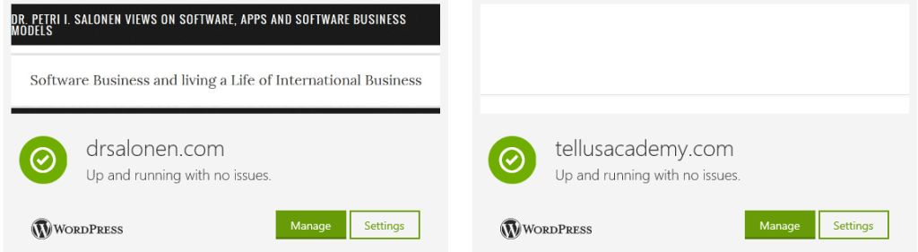 GoDaddy Management Portal