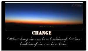 Change